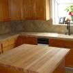 Napa Kitchen counter with backsplash